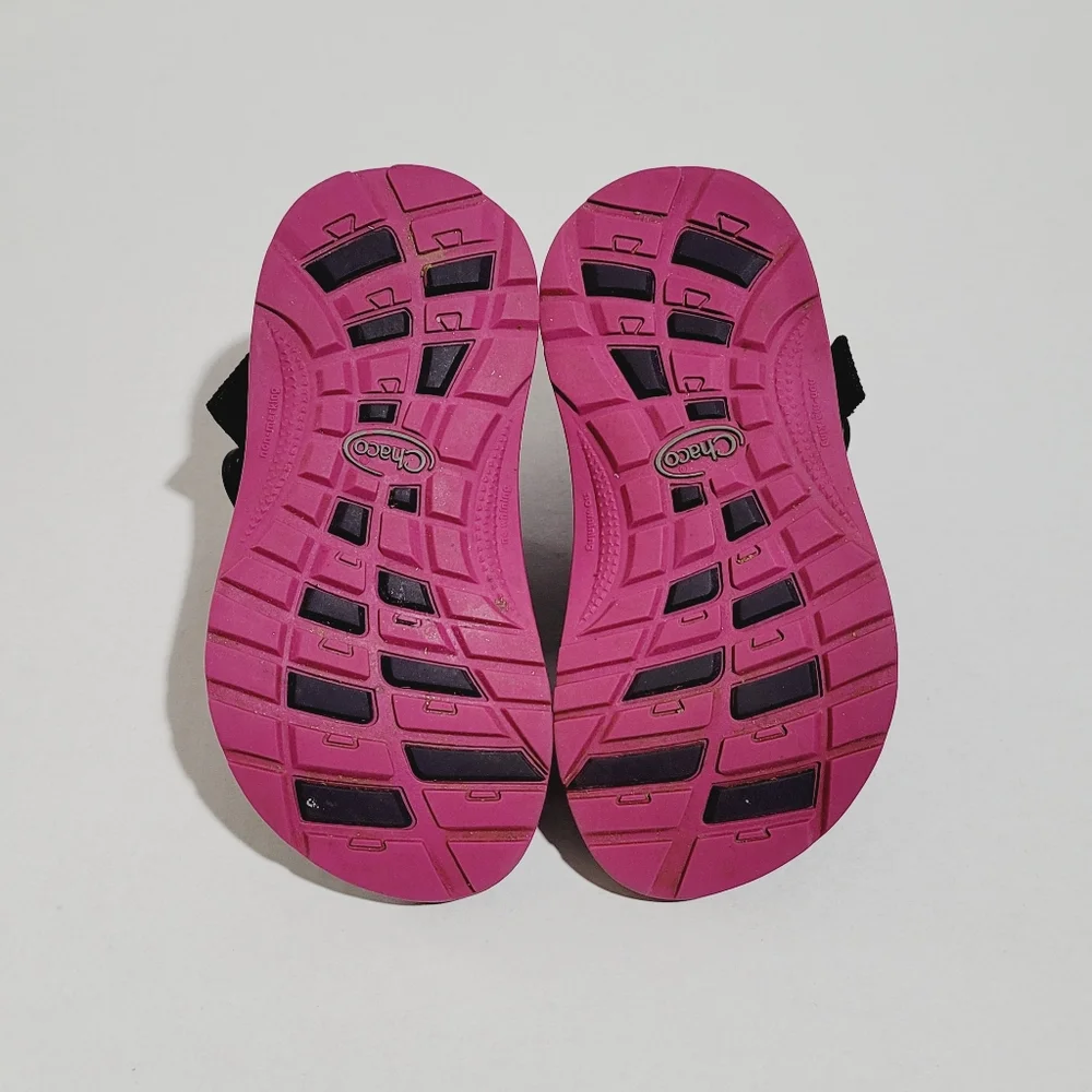 Chaco Z1 EcoTread Toddler Sandals 10 Purple Birds